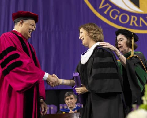 LAURIE LESHIN HONORARY DEGREE COLLEGE OF HOLY CROSS