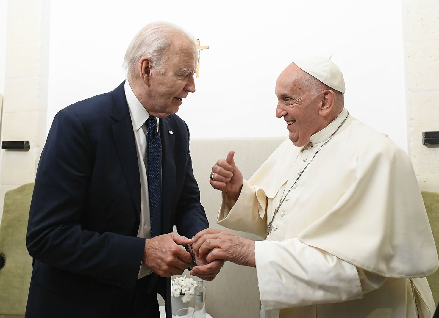 POPE FRANCIS AND PRESIDENT JOE BIDEN