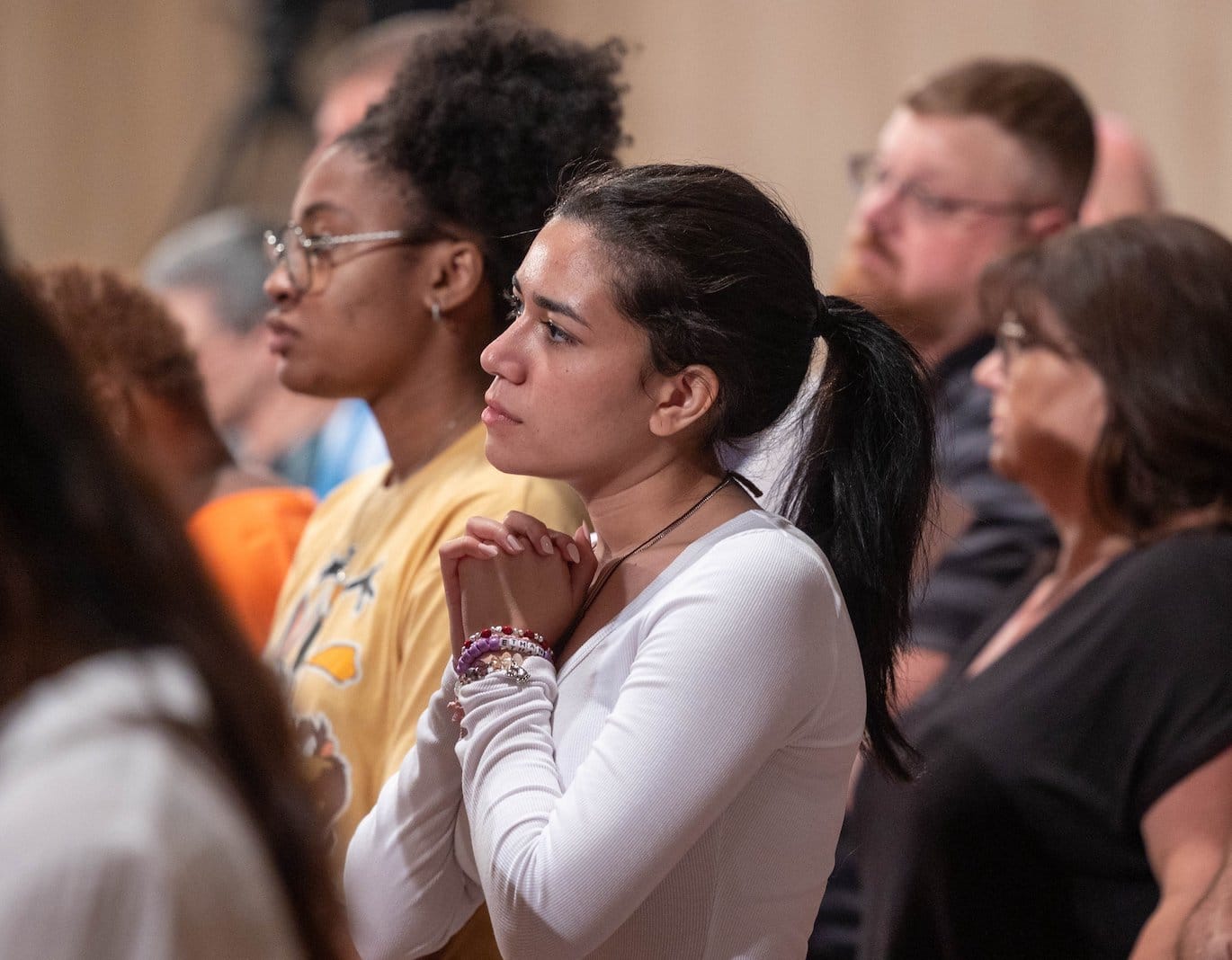 pray at Mass