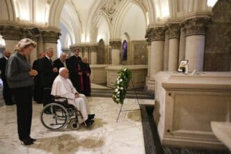 POPE FRANCIS BRUSSELS TOMB KING BAUDOUIN