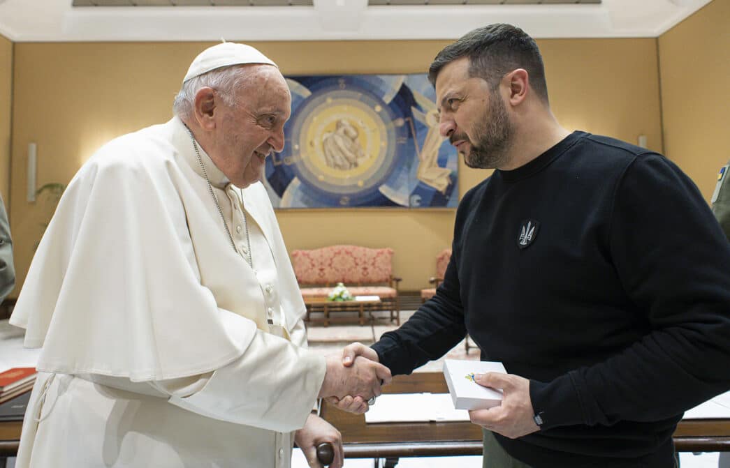 POPE FRANCIS UKRAINIAN PRESIDENT ZELENSKYY