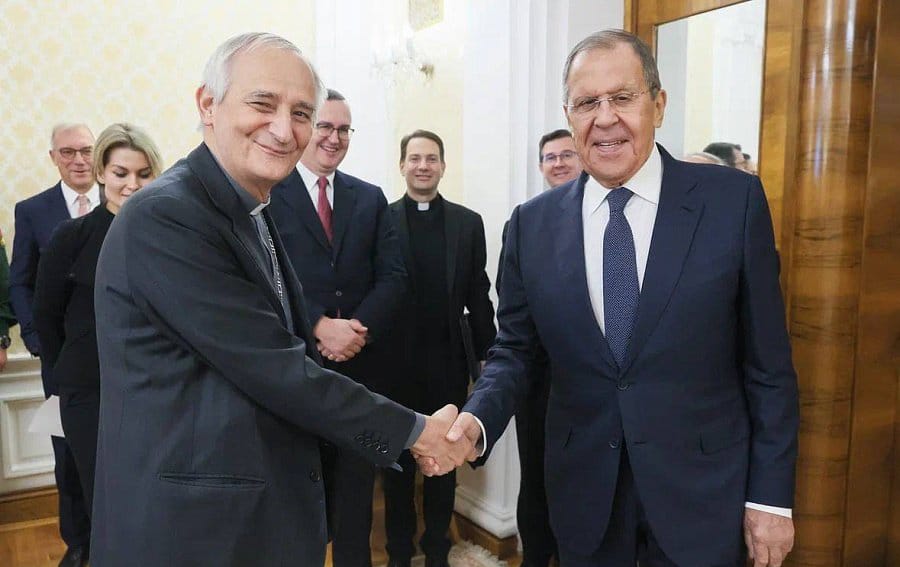 CARDINAL ZUPPI RUSSIAN FOREIGN MINISTER LAVROV