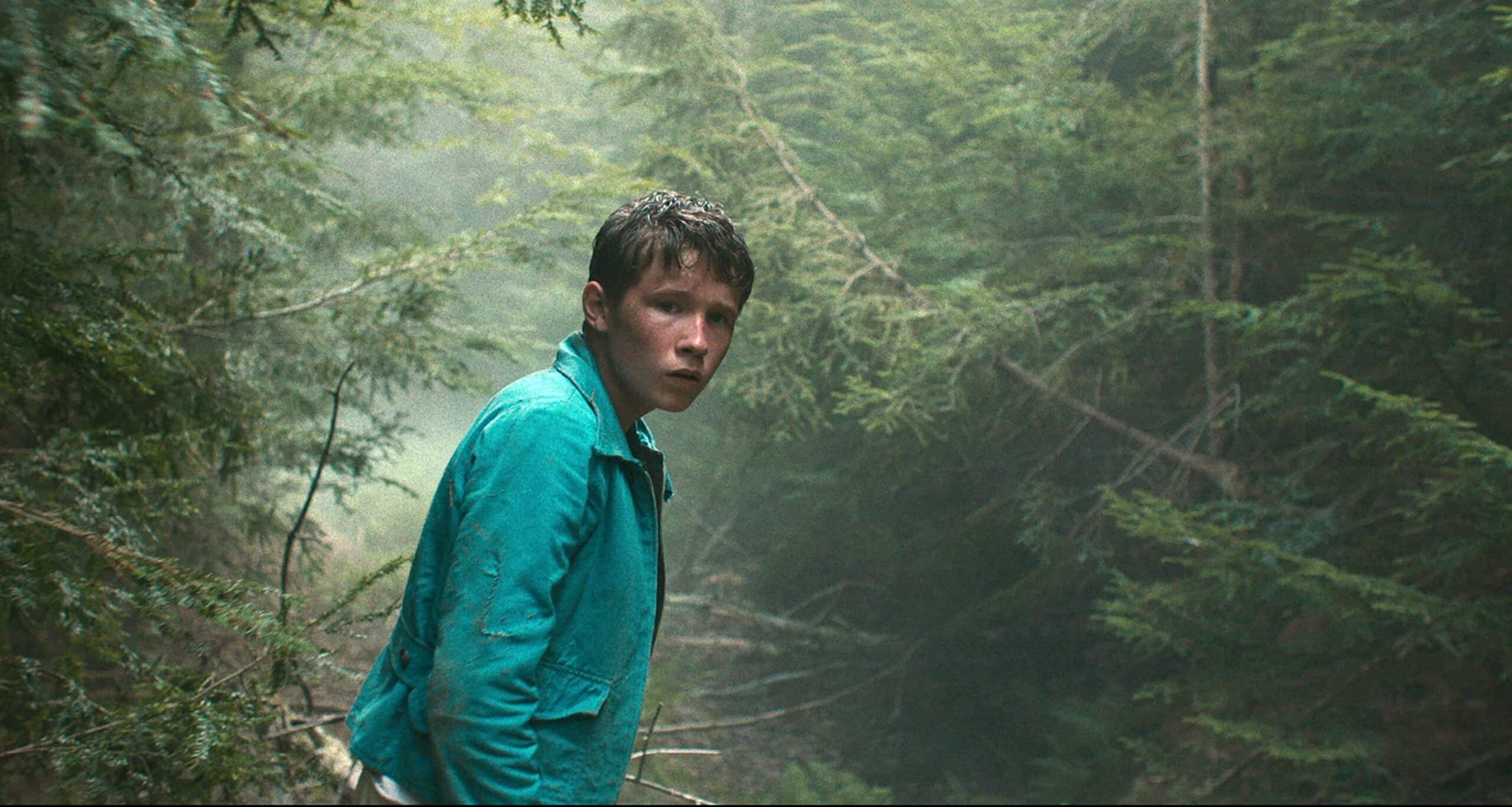 Luke David Blumm on a movie shoot