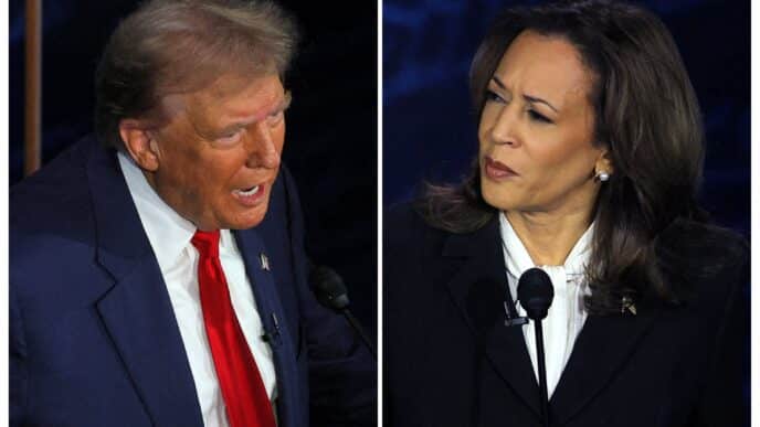 Trump Harris