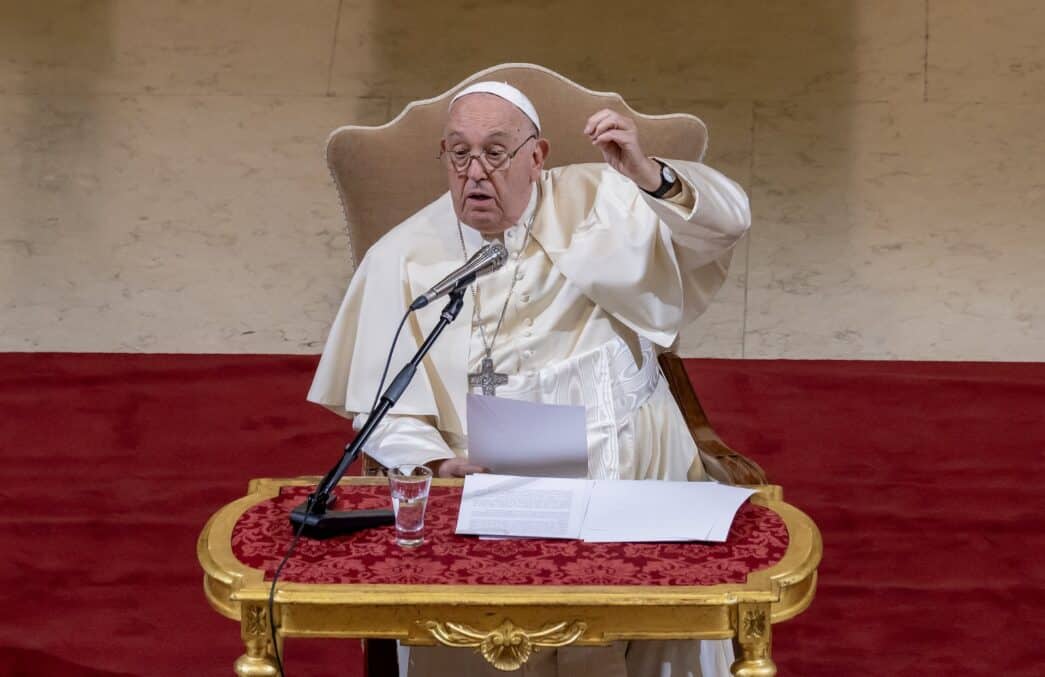 POPE FRANCIS AT GREGORIAN UNIVERSITY