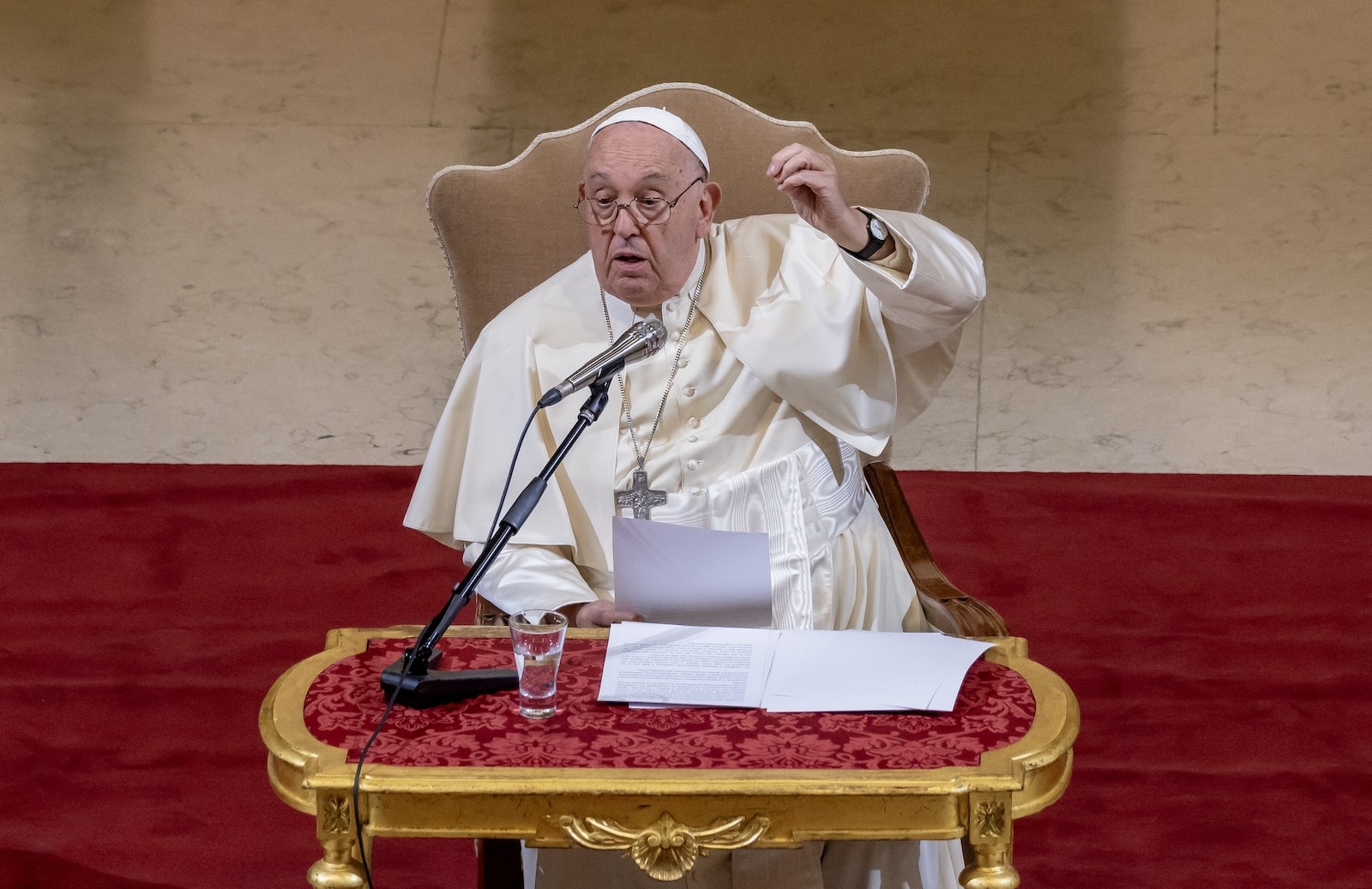 POPE FRANCIS AT GREGORIAN UNIVERSITY