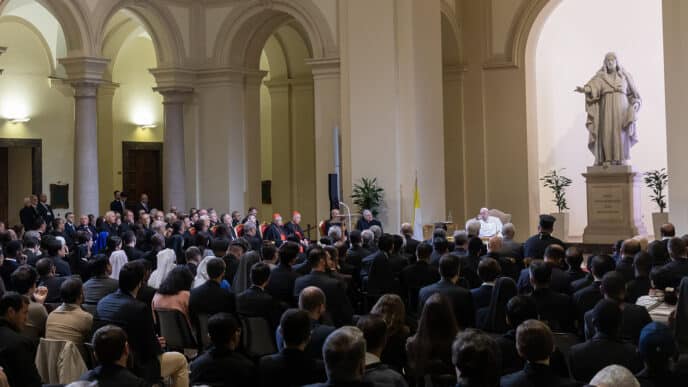 POPE FRANCIS AT GREGORIAN UNIVERSITY