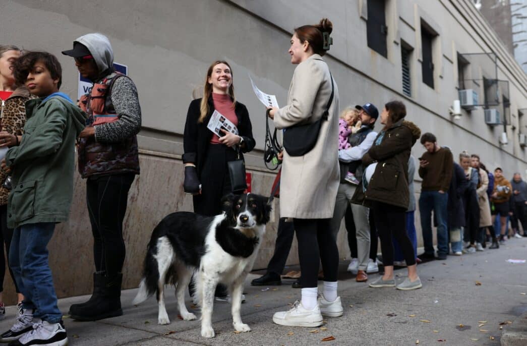 VOTERS ELECTION DAY NEW YORK CITY