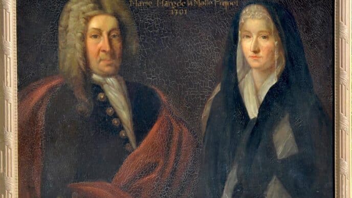 Portrait of a wealthy noble couple
