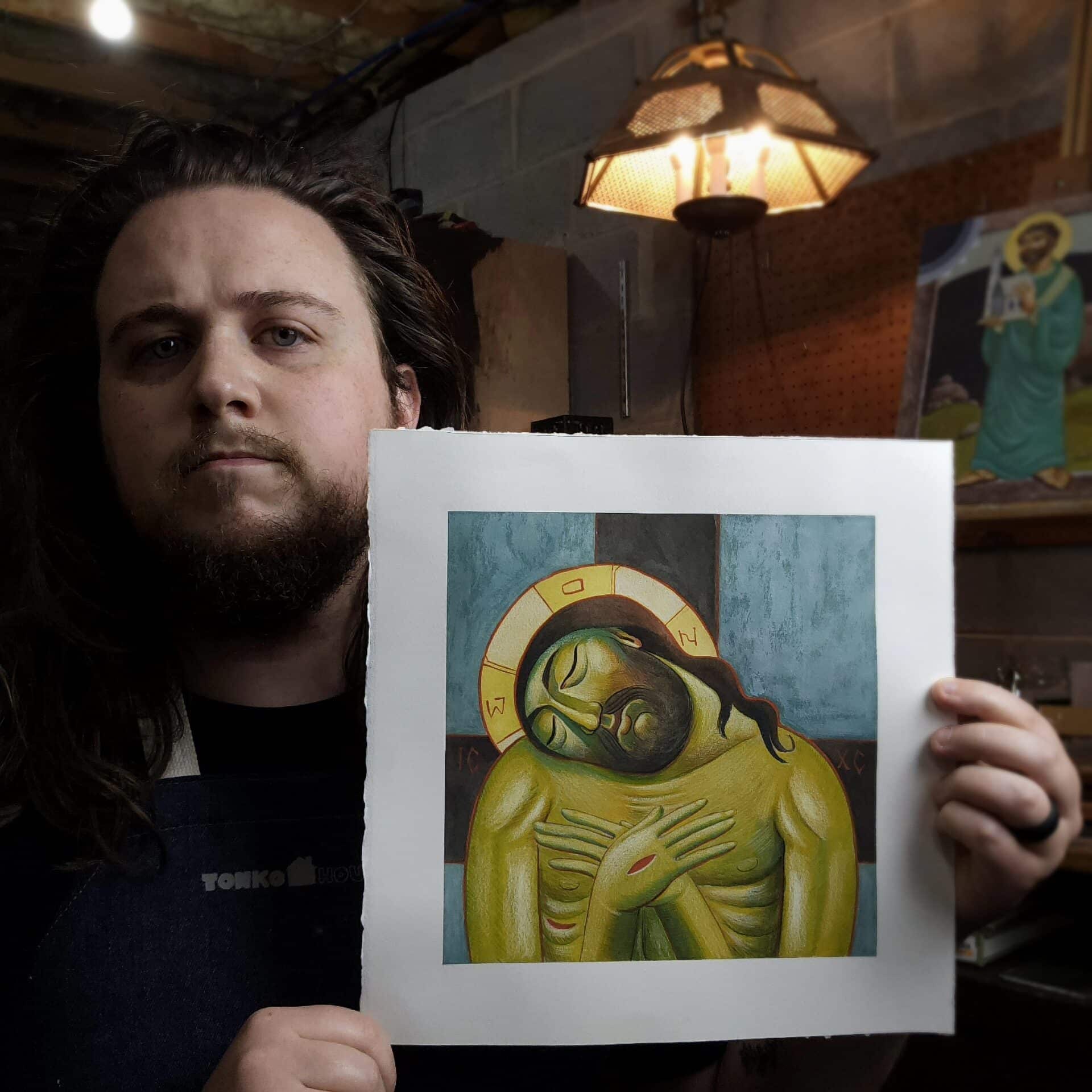 Iconographer highlights power to teach and heal through art