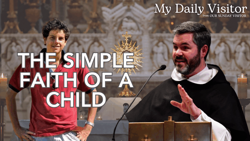 The simple faith of a child